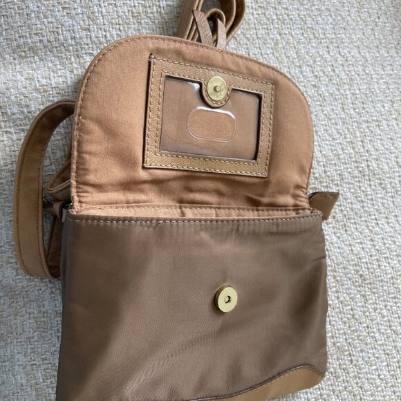 RELIC crossbody bag Brown canvas/ leather bag Women's shoulder bags - Picture 7 of 8